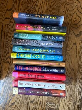 Hardcover Thriller Book Lot of 11